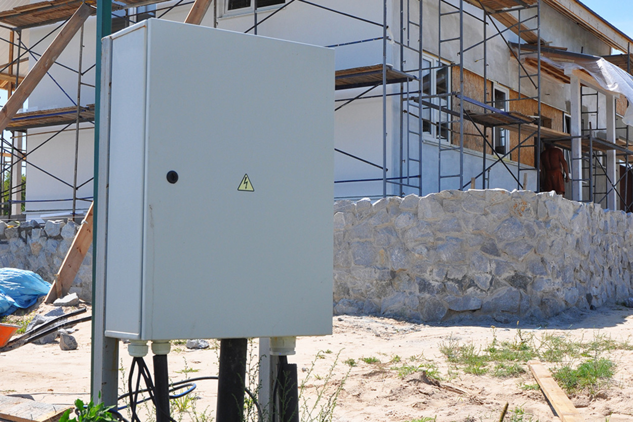 Baustrom bei Elektrofirma Thomas Leisegang in Wermsdorf